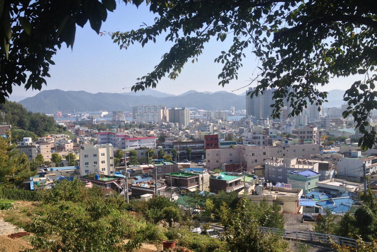Changwon - view of Masan - the 'Old Town'. Photo © Igor Marko