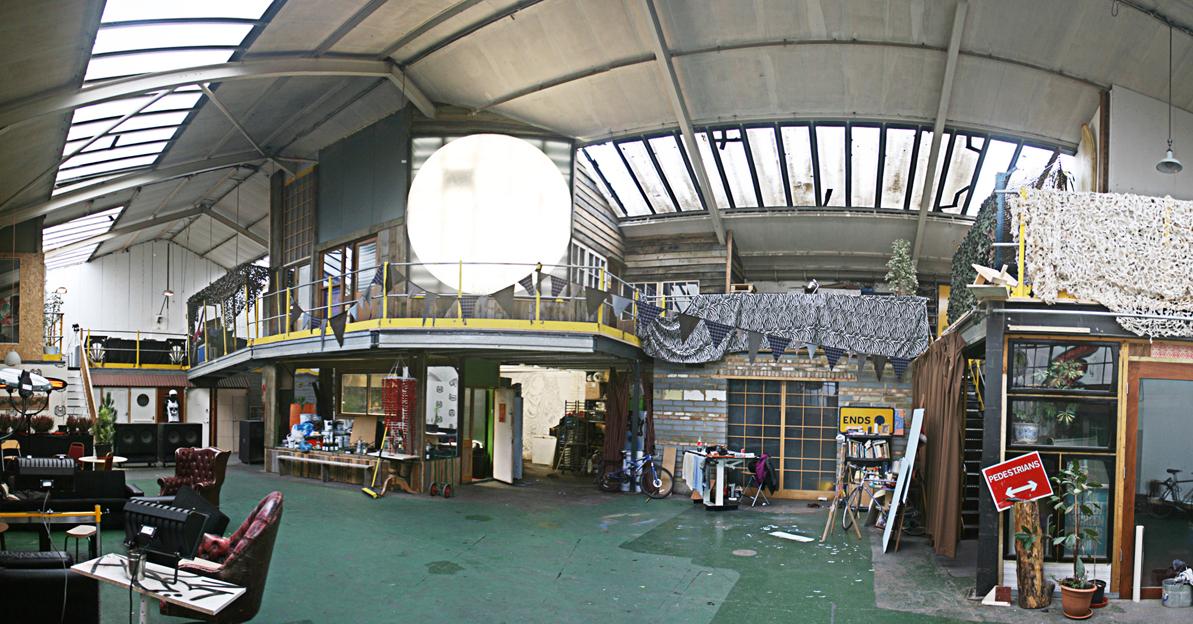 Unit One Old Ford Works in Hackney Wick. Photo © Richard Brown
